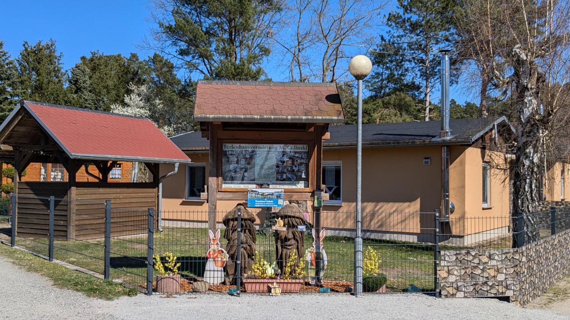 Spreewaldhaeuser Golinski Mit Kamin Am Neuendorfer See Alt Schadow Exteriör bild